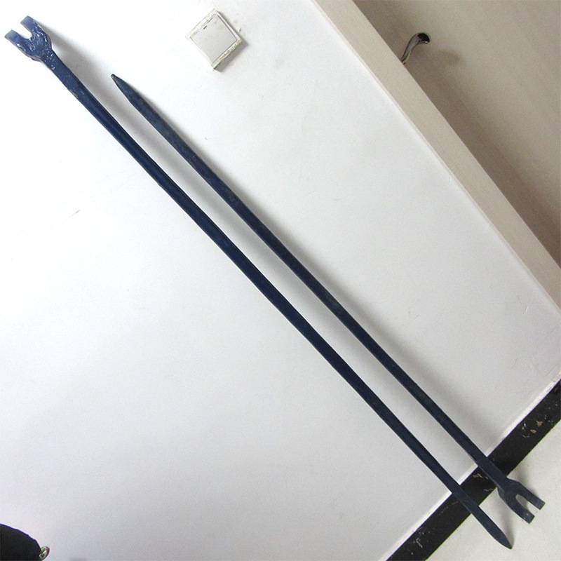 铁路器材撬棍羊角鸭嘴开口马蹄1.5米铁路专用