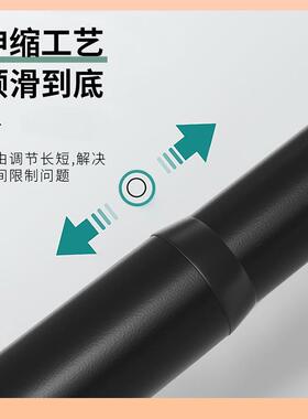 10Y打孔晾杆免衣打伸缩杆卫生间浴室浴帘杆孔窗帘杆衣649挂杆子晒