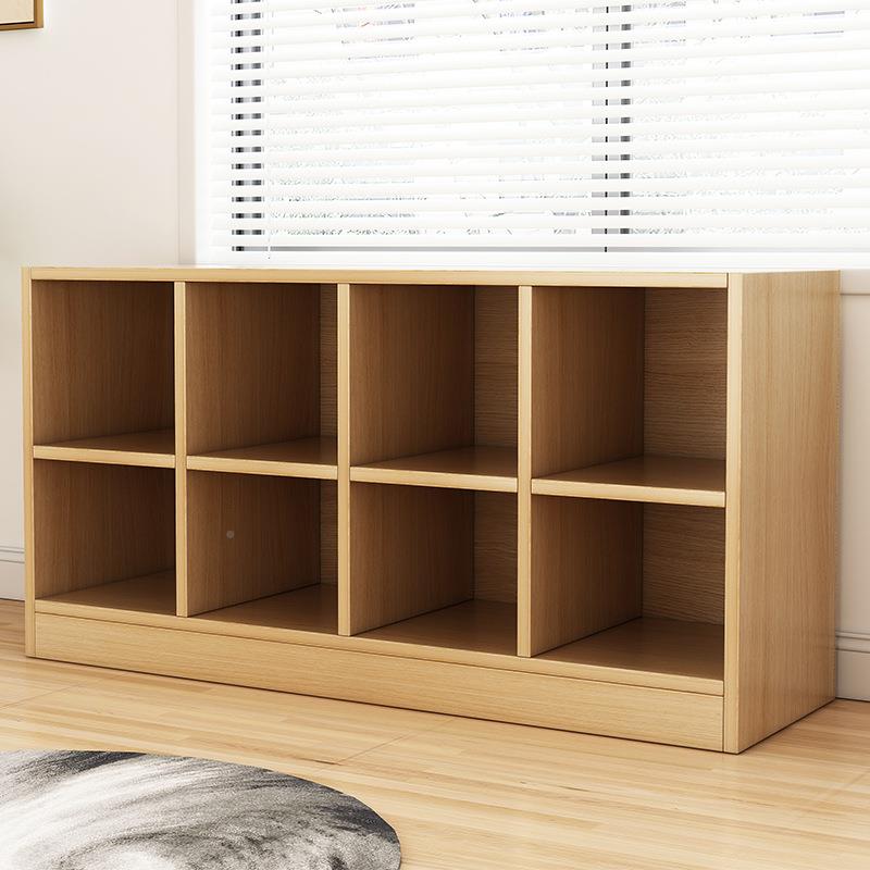 9C实sg12515k木格子书柜地收置物家用书架客厅自由组合多架落层储