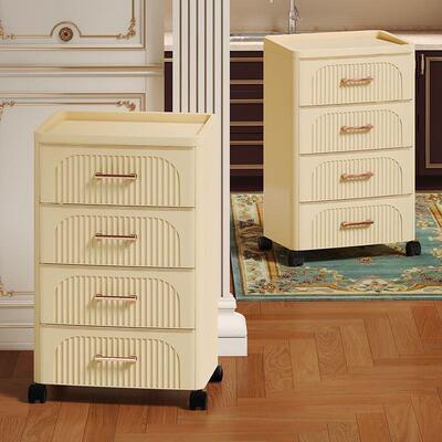 床头纳柜简储约现代收室KRB柜抽屉式卧家用床边柜小型小柜子塑料