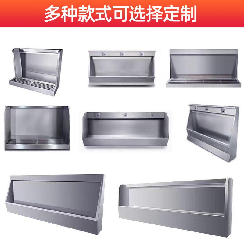 不锈钢小便挂墙不式尿池工地学校不钢尿池槽3锈BXE04锈钢小便池