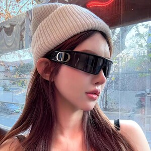 2025新款cd发箍墨镜女款高级感欧美复古网红防晒太阳眼镜