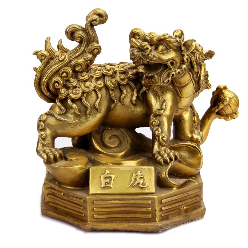 铜四神兽摆件灵兽摆件青龙白虎朱雀玄武四大神兽摆件