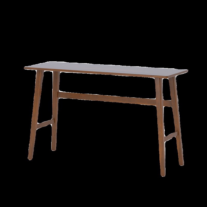 全实木书桌长条一字板办公桌靠墙一字桌阳台40cm窄桌子简约电脑桌