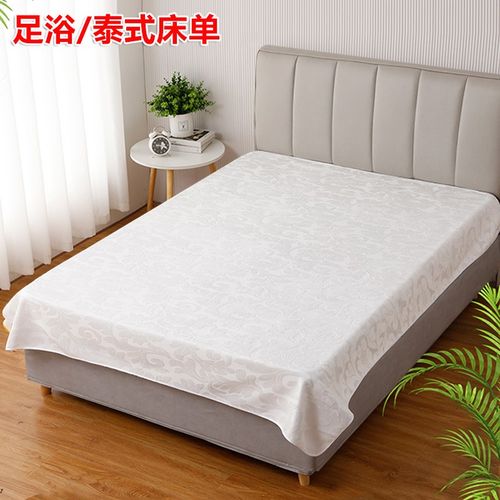 足浴床单足疗店美容院专用铺巾防滑采耳洗浴按摩垫泰式spa炕床单