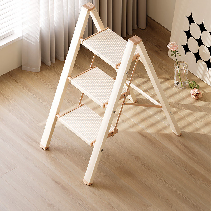 格美居家用梯子折叠加厚铝合金人字梯室内多功能三四步楼梯