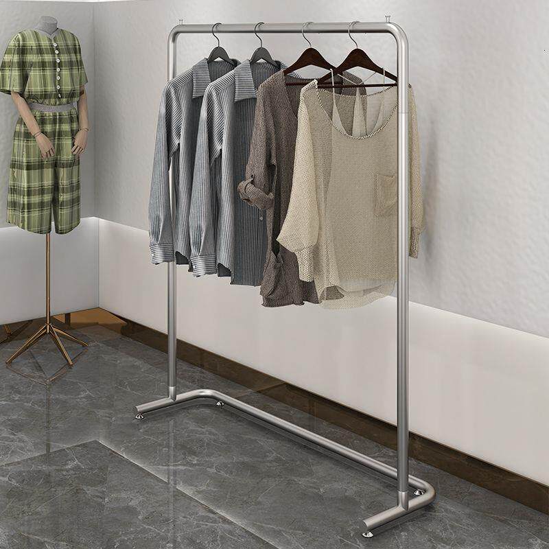 服装店展示架不锈钢挂衣