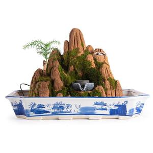 精品盆景吸水石上假山小