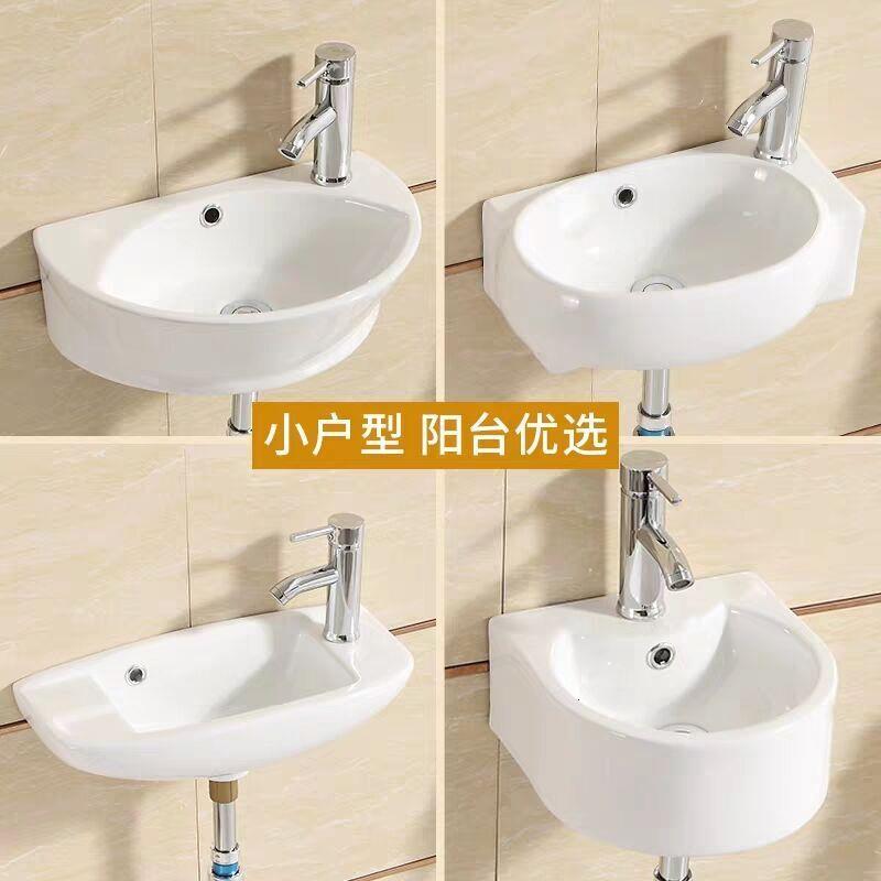 简易洗脸盆柜组合挂墙式