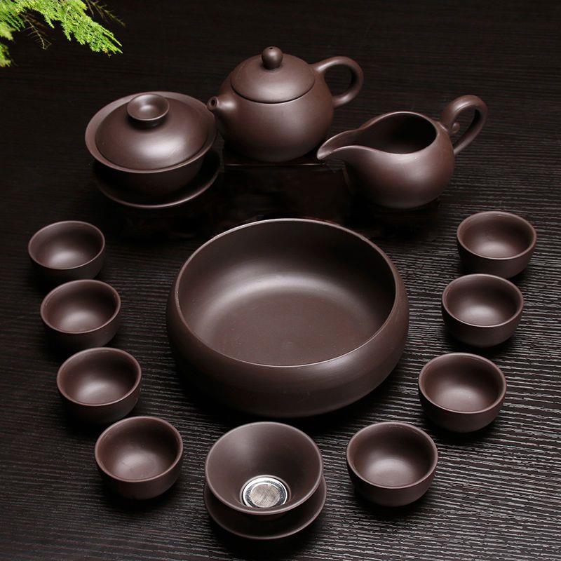 原矿紫砂功夫茶具套装家