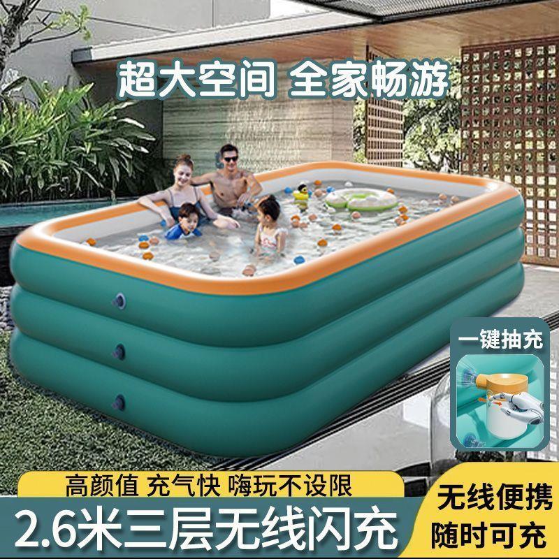 成人超大号充气游泳池儿