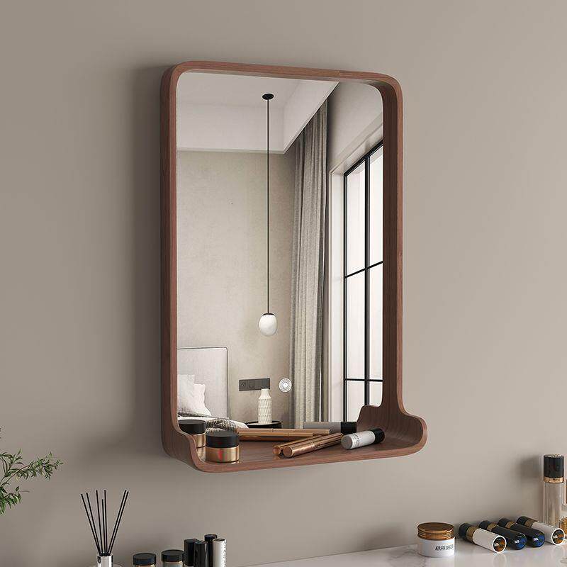 实木化妆镜子新款浴室镜