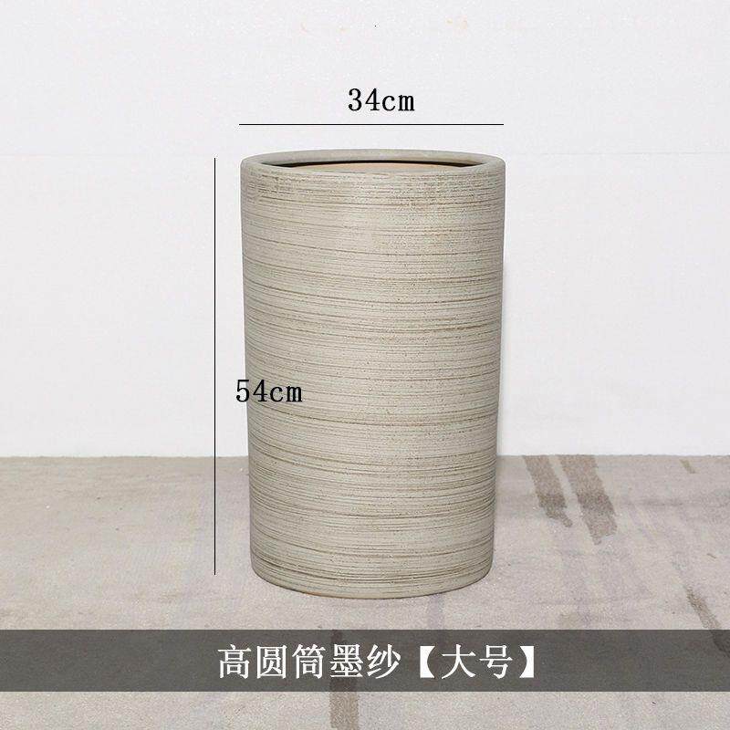 新中式客厅陶瓷花盆特大
