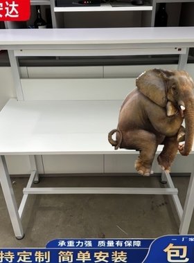 单边防静电带灯白色工作台手机电脑维修台实验室操作台办公学习台