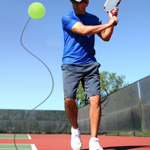 网球训练器单打带线带绳自动回弹中老年初学自练神器大学生网球拍