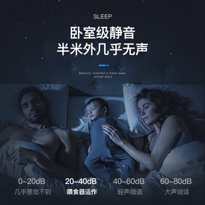 鱼缸自动喂食器智能定时喂鱼器封闭式水族箱锦鲤金鱼小型投食机