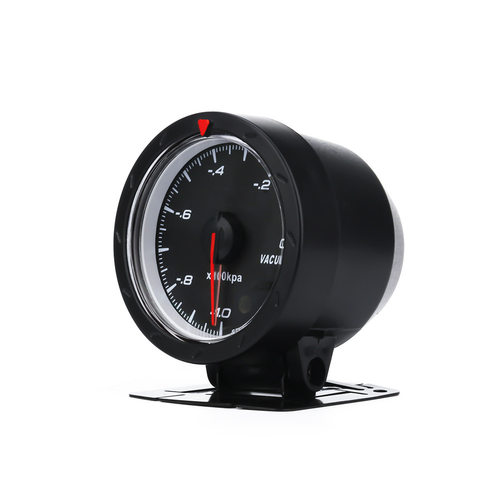 汽车改装真空表12V/60mm黑面