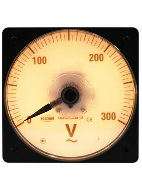 KDSI供应指针式圆形电表LS-110AC300V黄色灯光背光电压12V