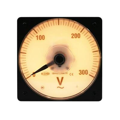KDSI供应指针式圆形电表LS-110AC300V黄色灯光背光电压12V