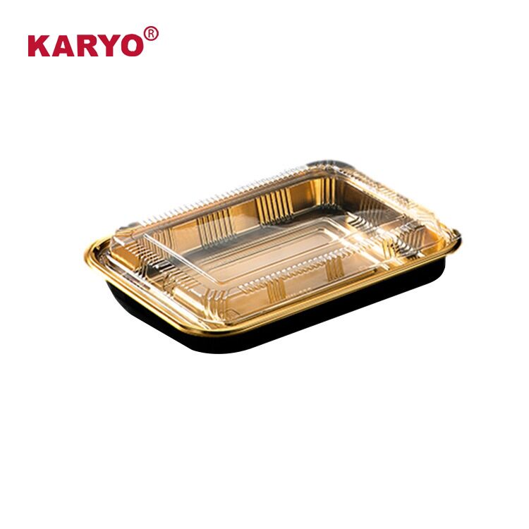 KY830寿司一次性塑料盒直销水果打包盒吸塑生鲜托盘透明盖保鲜盒