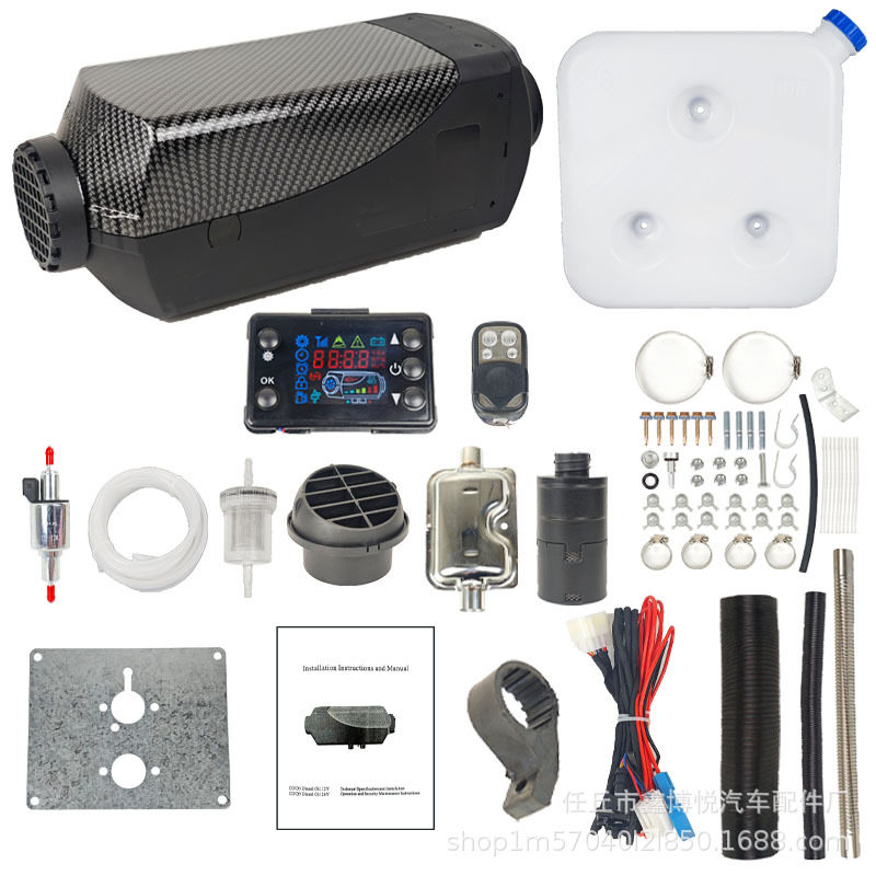 跨境驻车空气加热器柴暖分体机12v24v燃油车载暖风机柴油取暖器