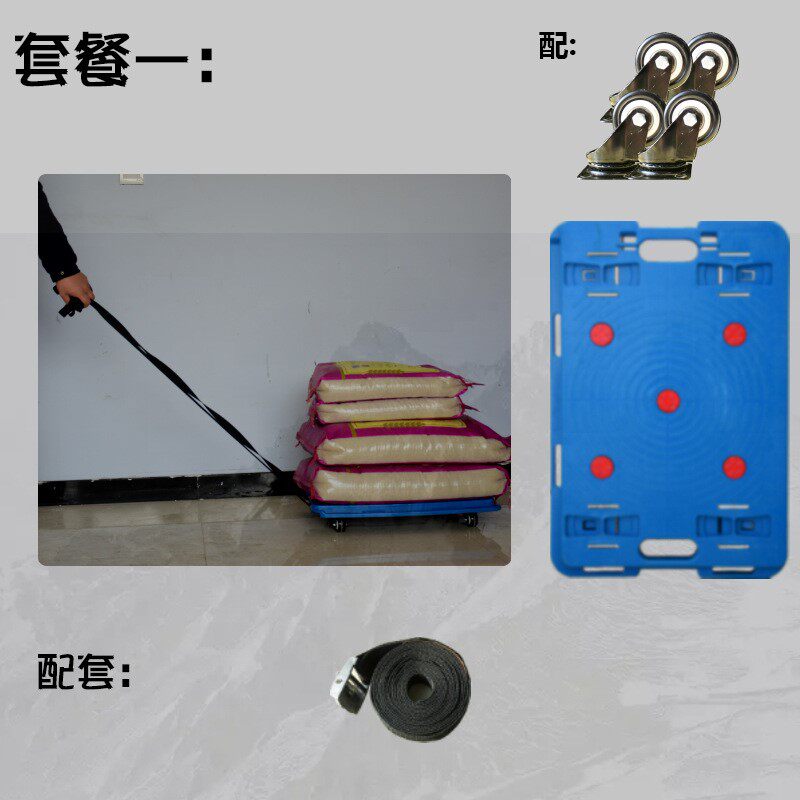 平板车乌龟车平板推车四轮板车小拖车载重王搬运车托盘车手推车