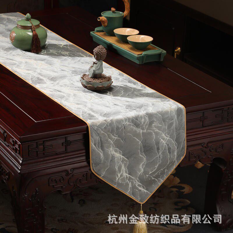 批发中国风桌旗长条电视柜盖布艺茶几盖布中式餐桌布台布盖巾敦煌
