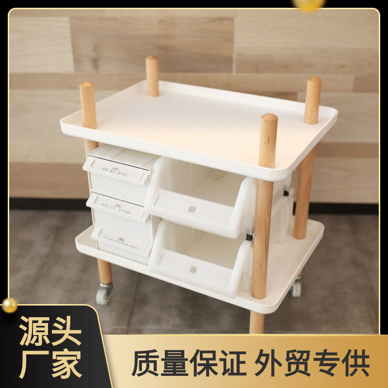 美容院专用小推车美容车三层理发店美发美甲手推工具车收纳置物架
