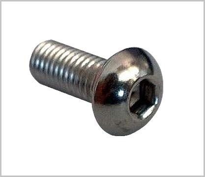 m2系列白锌元杯螺丝 电镀白锌大扁头内六角机螺钉 圆头内六角机丝