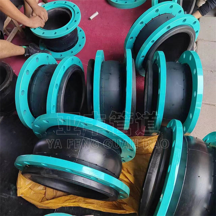 可曲挠橡胶软接头国标软连接法兰膨胀节管道水泵避震喉耐腐蚀减震