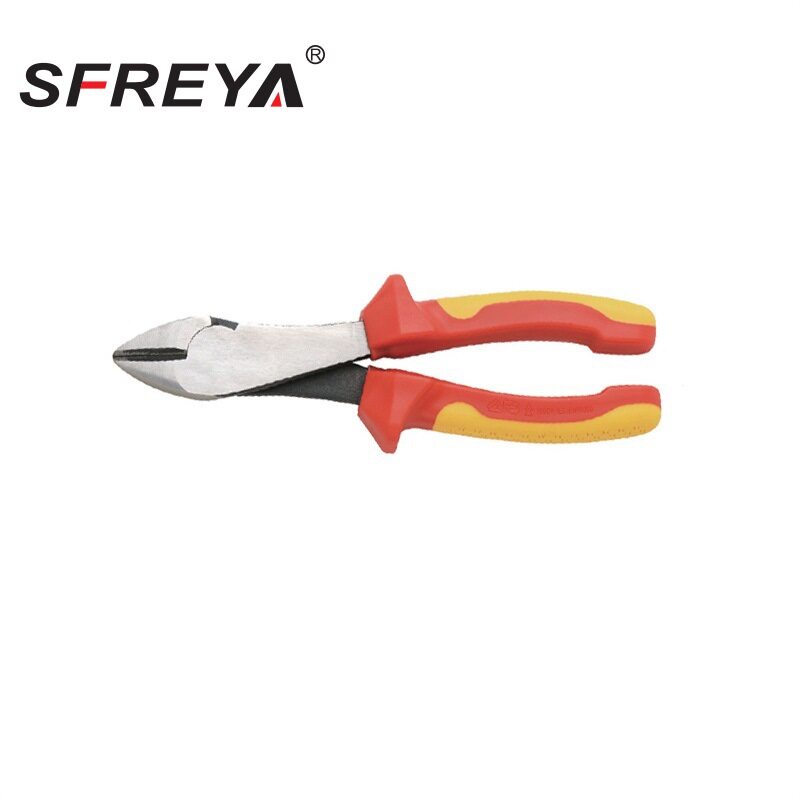 SFREYA绝缘大头斜口钳VDE绝缘1000V斜口钳S604电工耐压钳绝缘工具