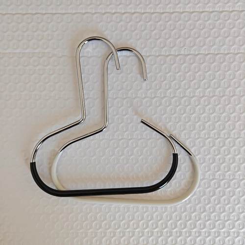 简易宿舍挂架丝巾领带家用收纳包包帽子挂钩衣柜防锈浸塑衣架