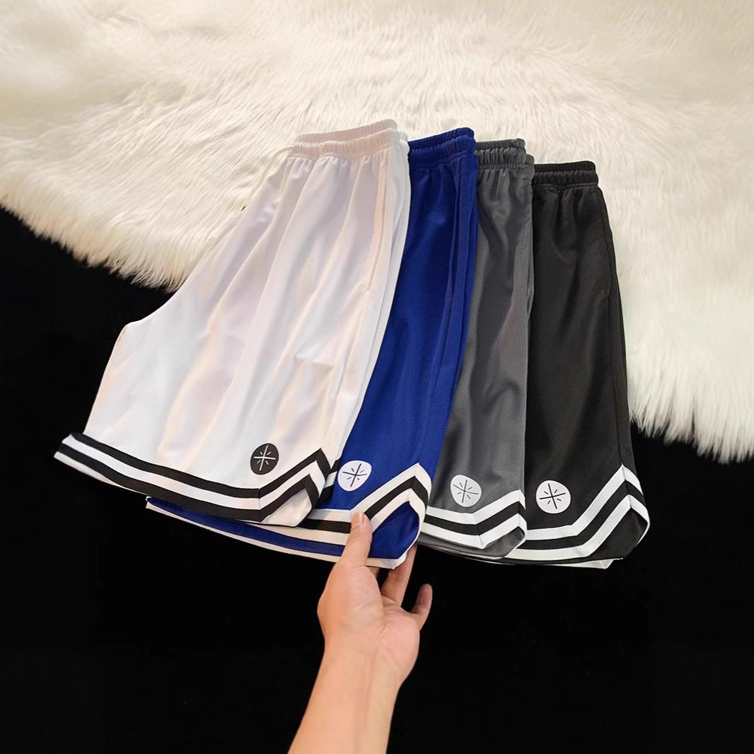 夏季外穿篮球运动短裤男薄款休闲速干网眼裤子宽松百搭五分裤男,男装,短裤,淘宝优惠券,粉丝福利购,淘宝优惠卷