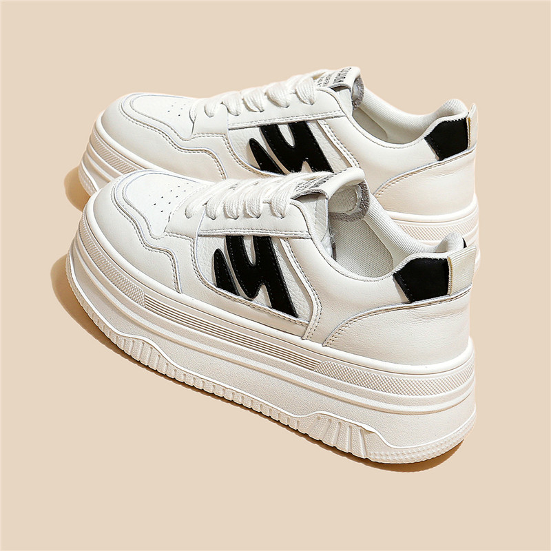 小白鞋女厚底百搭春秋松糕2026夏季新款爆单老爹休闲德训运动板鞋,女鞋,时尚休闲鞋,淘宝优惠券,粉丝福利购,淘宝优惠卷