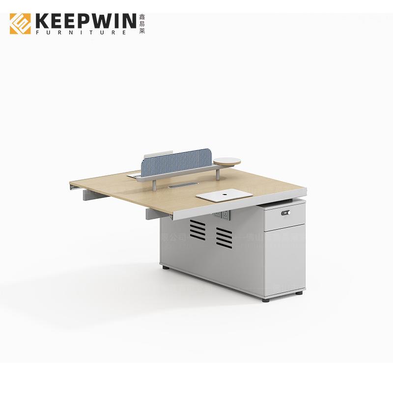 XBL-D032人办公屏风室工位桌2/4四6六位卡座简约职电脑桌椅组合员