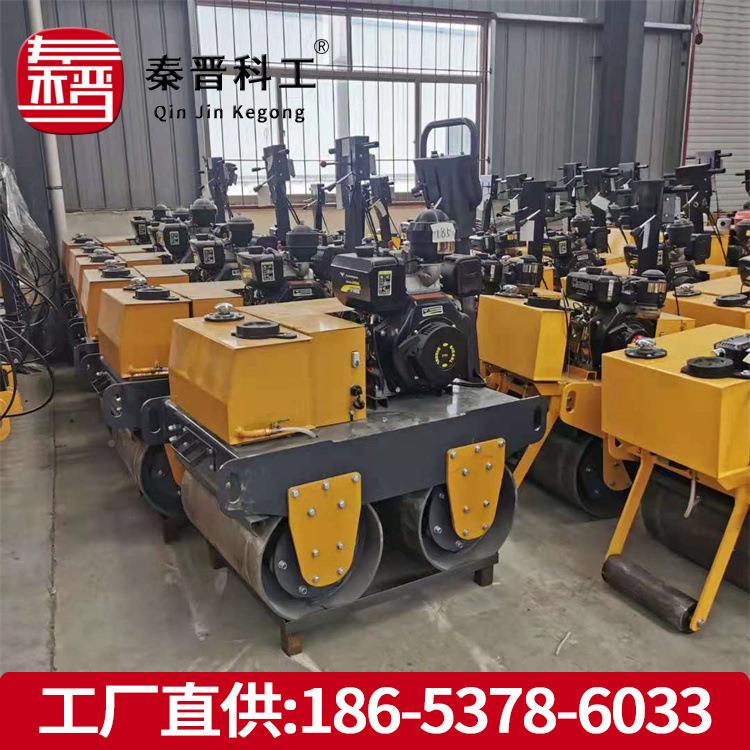 路面狭窄工地青泥51土路沥用手扶式小小型压路机 单钢扶轮手压路