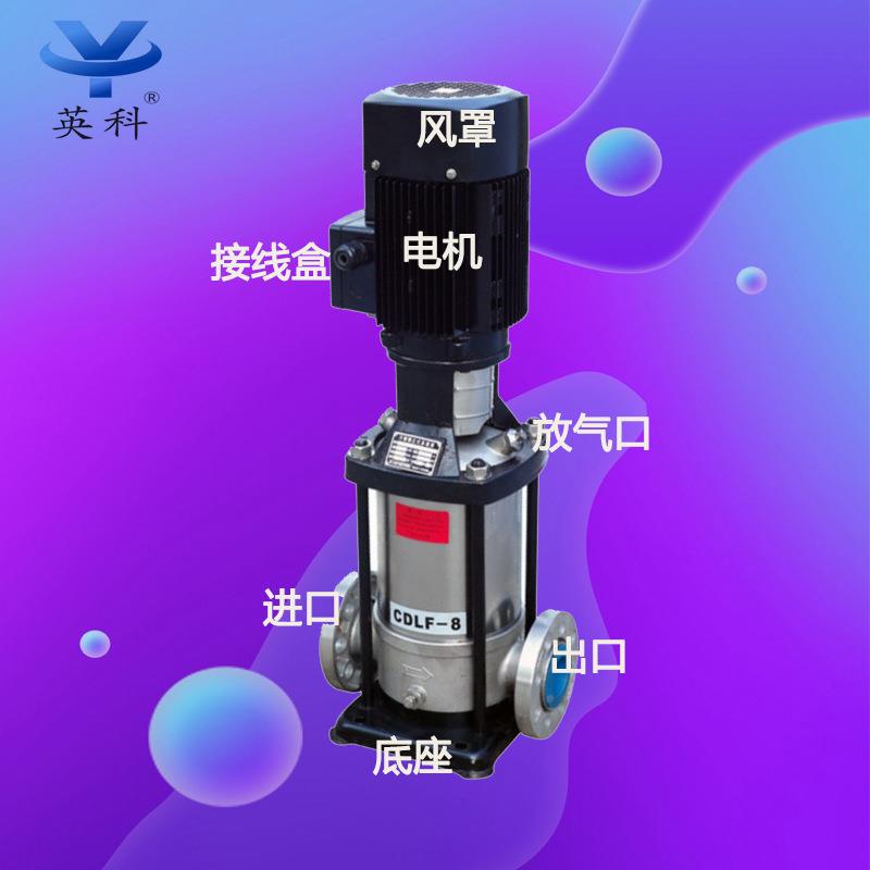 90937不锈钢立多级泵量高扬流程多级变频大增压泵锅炉补水泵C式DL