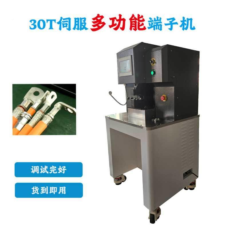 伺服压机 30T新能源设备功-YJJ68多能大平端方子机接六方免换模压