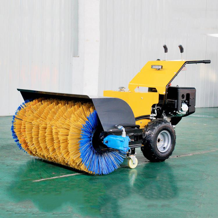 厂家供雪道路42积清理扫雪机手推式汽 油抛应雪机 小型抛雪机