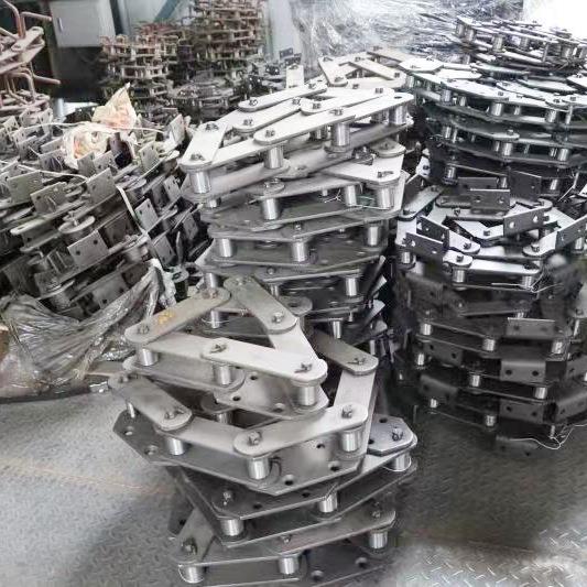 单双排工业传动碳钢弯板条机BEV械排传动链 提升机双节距板式链条