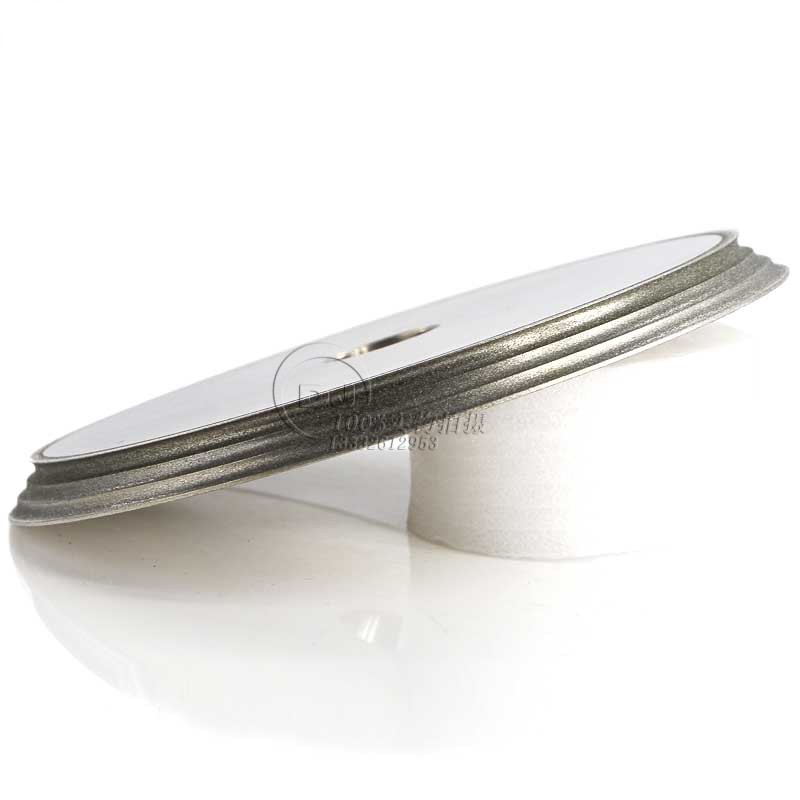 定制异型多槽成型金刚石砂轮 电镀高精度仿形磨砂轮 175D*11T*25H