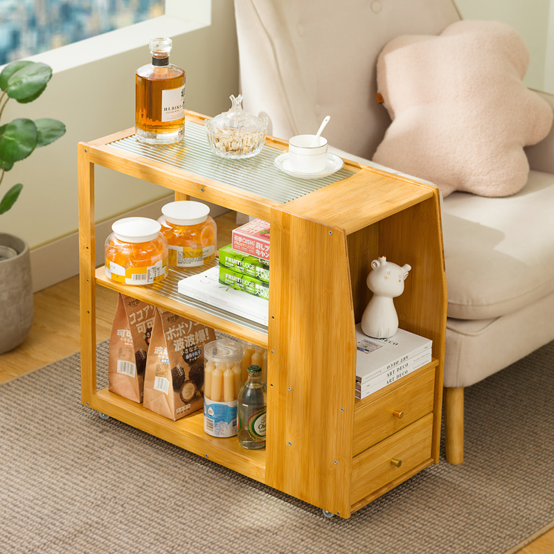 沙发边几侧边柜客厅沙发储物收纳柜简约床头角几小桌子可移动茶几