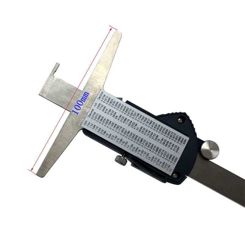 联羽单钩双钩数显深度尺IP54防水防油电子深度卡尺0-150-200-300