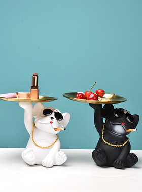 进门口放钥匙收纳摆件创意玄关电视柜客厅家居装饰品乔迁新居礼物