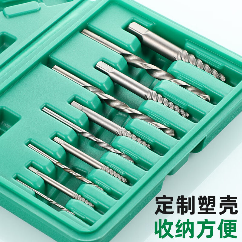 OLOEY断头螺丝取出器滑牙取断螺丝汽车维修工具反丝倒丝器工具11