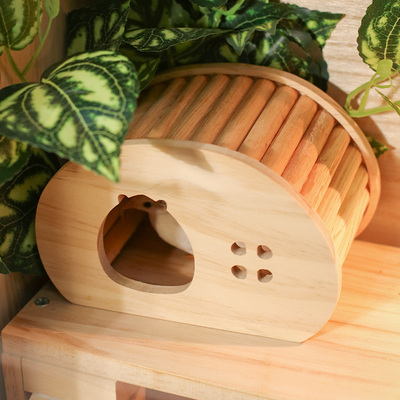 芦丁鸡窝造景木屋围栏栅栏饲养箱宠物用品躲避小屋房子装饰下蛋窝