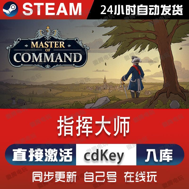 指挥大师steam游戏cdkey激活码单机电脑游戏全球区兑换码入库玩pc