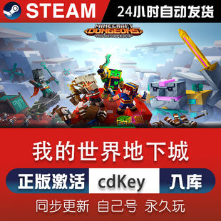 steam我的世界地下城激活码CDKey在线电脑单机游戏兑换码入库