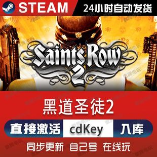 黑道圣徒2steam游戏cdkey激活码单机电脑游戏全球区入库兑换码pc