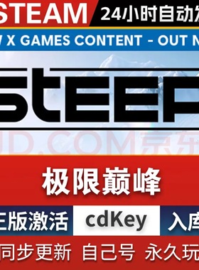 steam平台 中文正版游戏 极限巅峰 Steep 全DLC 黄金版 激活码